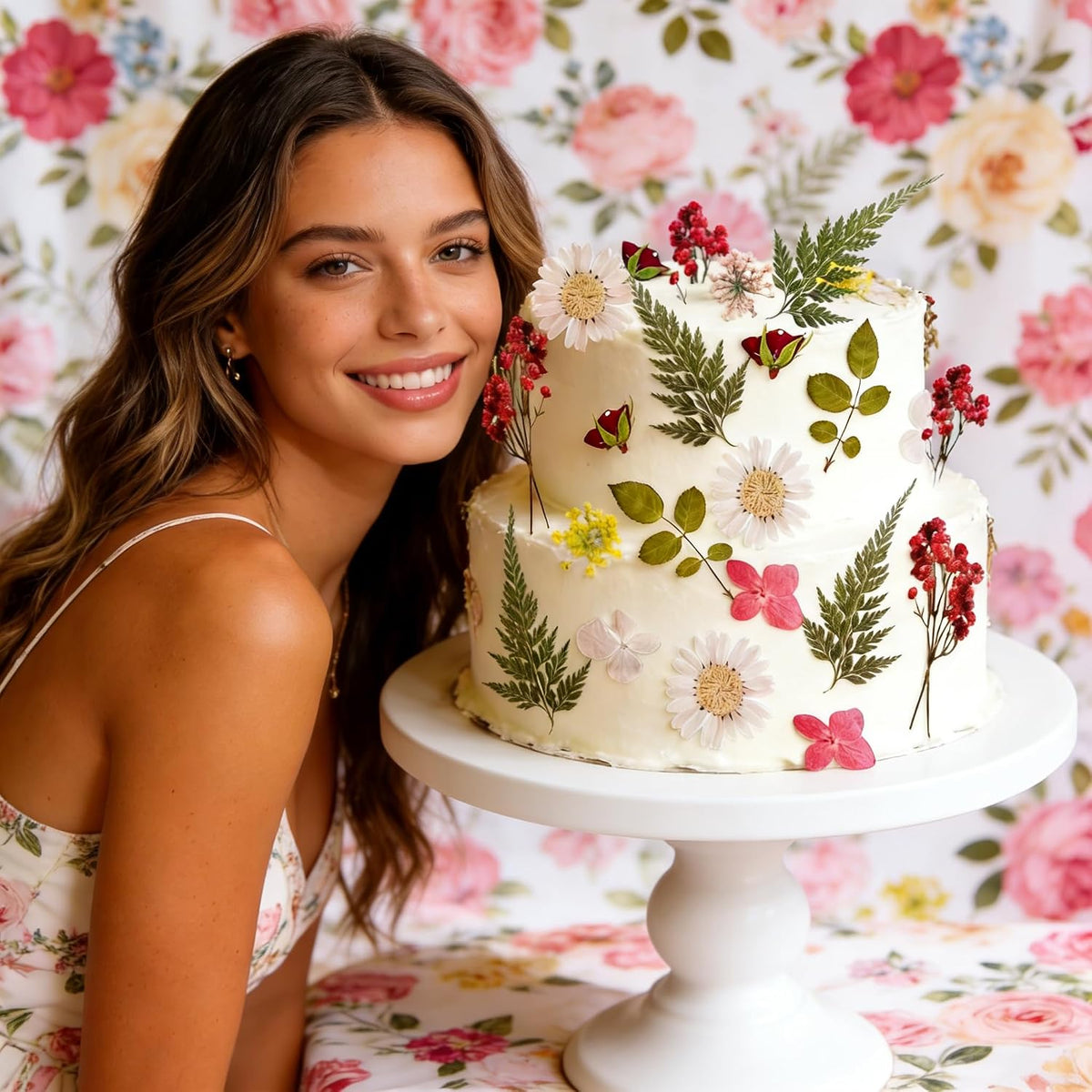 Flower Cake Decorations Wildflower Cake Toppers Wedding Party Decorations