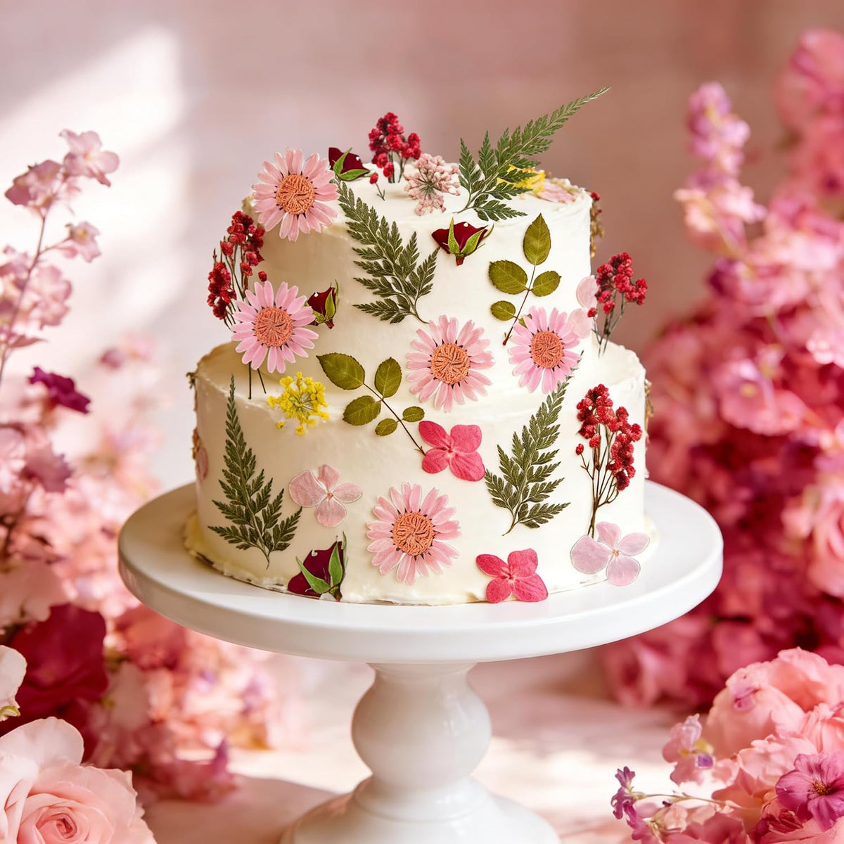 Flower Cake Decorations Wildflower Cake Toppers Wedding Party Decorations