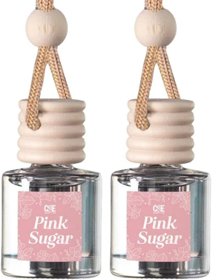 CANDECraftCo 2 Pack Hanging Car Air Freshener Diffuser for Essential Oils