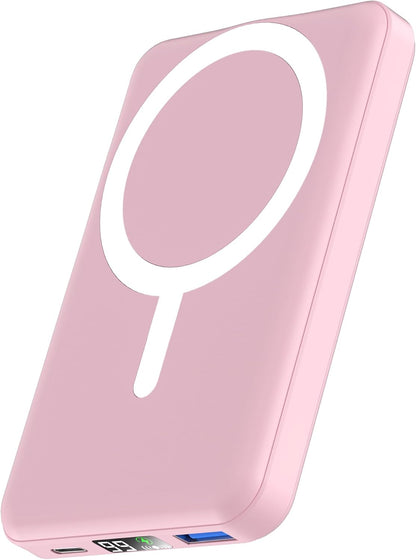 podoru for Magsafe Power Bank, 10000mAh Slim Magnetic Portable Charger