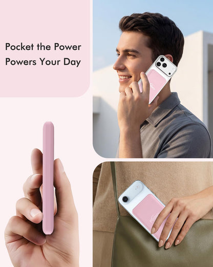 podoru for Magsafe Power Bank, 10000mAh Slim Magnetic Portable Charger