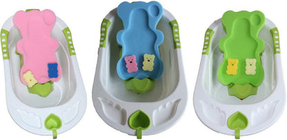 Non-Slip Baby Bath Sponge Mat for Newborn Support 50.5x31x4