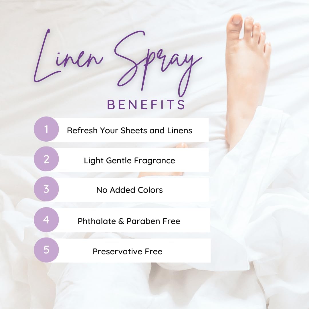Georgia Peach Linen Spray, 2 oz, For Bed, Fabric & Pillow