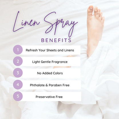 Georgia Peach Linen Spray, 2 oz, For Bed, Fabric & Pillow