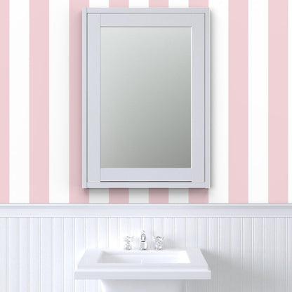 Pastel Pink Stripe Peel and Stick Wallpaper