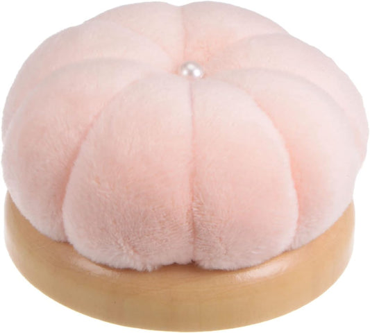 Wooden Base Needle Pincushions Pin Cushions Light Pink
