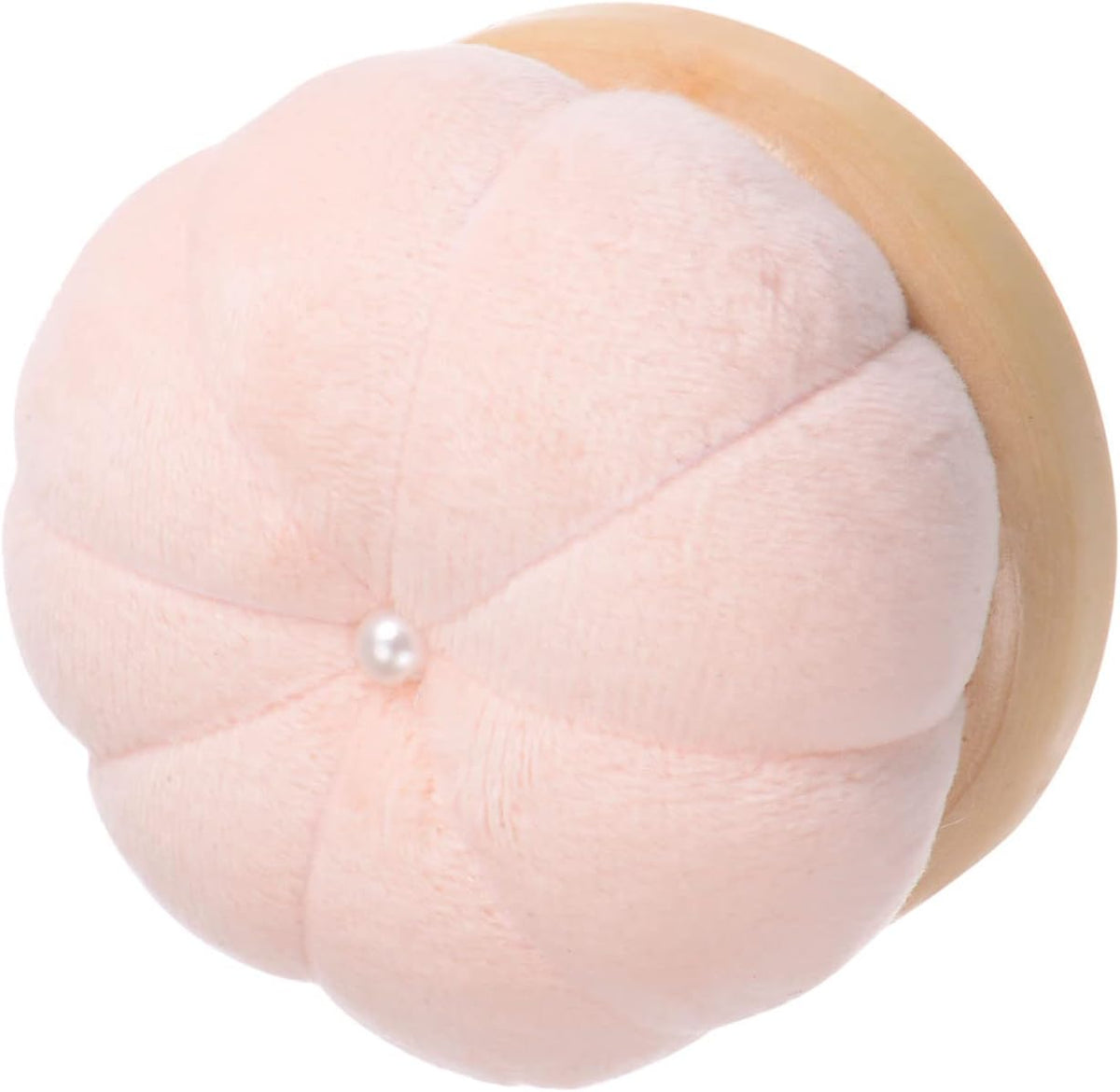 Wooden Base Needle Pincushions Pin Cushions Light Pink
