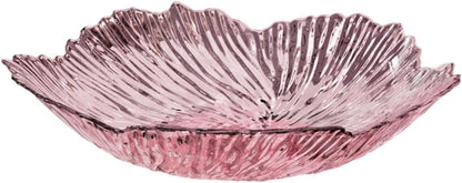 Petal Fruit Bowl for Kitchen Counter, Decorative Fruit Bowl for Fruits and Vegetables, Serving Bowl for Snacks Bread and Desserts, Countertop Fruit Basket for Dining Table Home Decor, C Pink