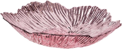 Petal Fruit Bowl for Kitchen Counter, Decorative Fruit Bowl for Fruits and Vegetables, Serving Bowl for Snacks Bread and Desserts, Countertop Fruit Basket for Dining Table Home Decor, C Pink