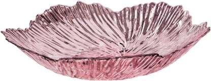 Petal Fruit Bowl for Kitchen Counter, Decorative Fruit Bowl for Fruits and Vegetables, Serving Bowl for Snacks Bread and Desserts, Countertop Fruit Basket for Dining Table Home Decor, C Pink