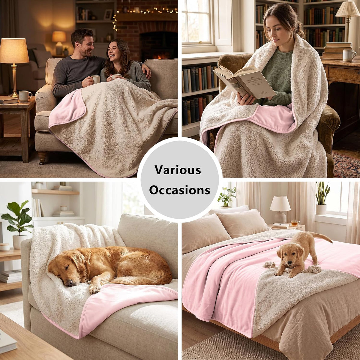 Waterproof Blanket for Dogs - Pet Throw as Furniture Protector