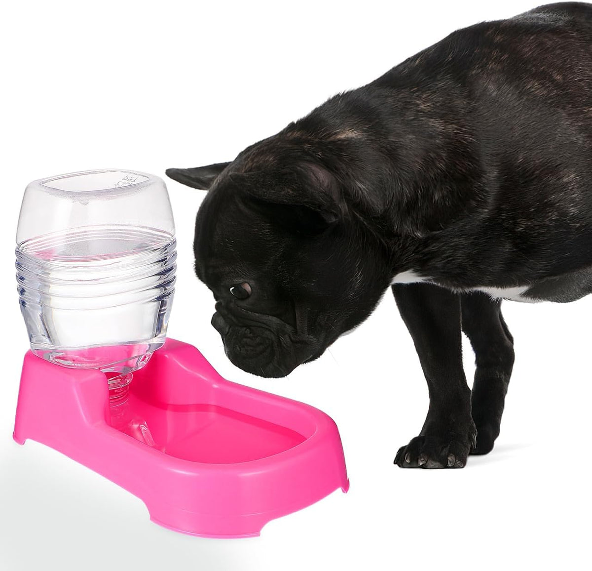 Pet Water Feeder Bowl Automatic Drinking Water Dispenser for Small Dogs and Puppies 7.48X5.90X4.33In Durable Eco-Friendly Design for Home and Pet Shops