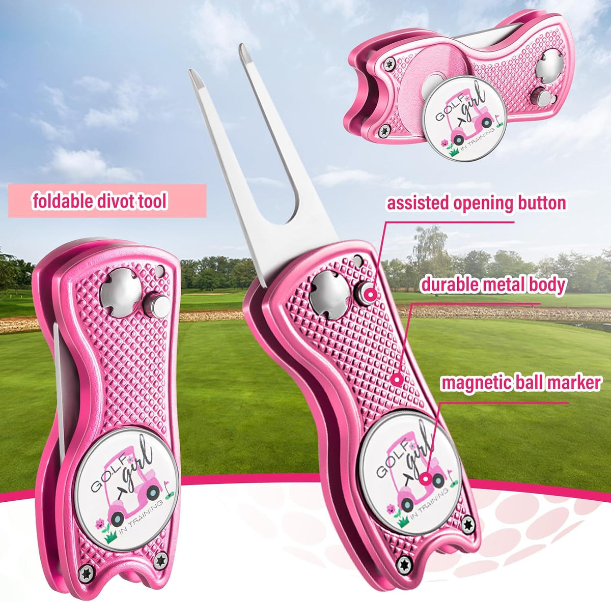 12 Pcs Golf Accessories Kit Golf Stuff Gifts for Women Man