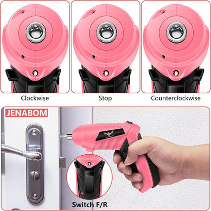 Cordless Electric Screwdriver Set 3.6V Small Power Drill