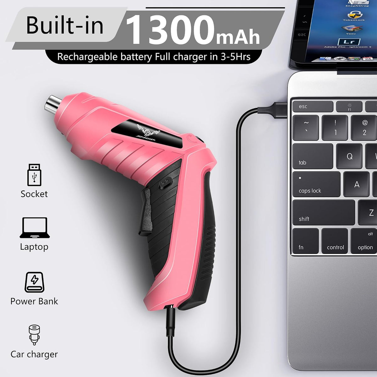 Cordless Electric Screwdriver Set 3.6V Small Power Drill