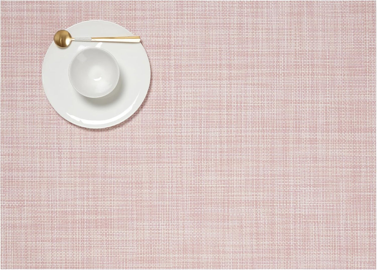 Mini Basketweave Placemats, Woven Rectangle Placemats Set of 4