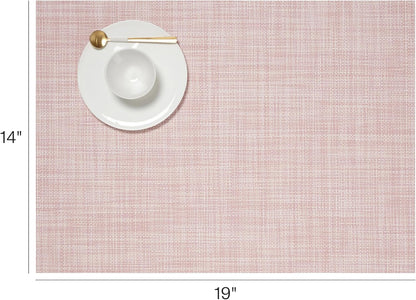 Mini Basketweave Placemats, Woven Rectangle Placemats Set of 4