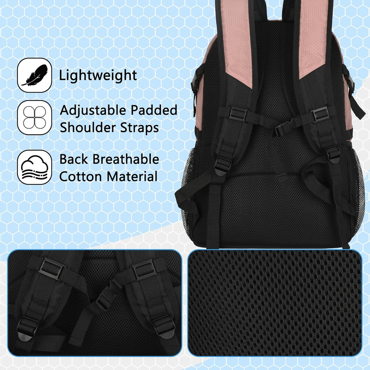 Goloni 30L Sports Backpack with Ball Compartment & Ventilated Shoe Pocket,Basketball Soccer Bag for Youth Boys Girls