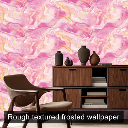 Pink Gold Marble Peel Stick Wallpaper 118.1x17.7 Inch Vinyl