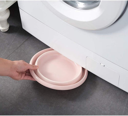 Jkhome Collapsible Wash Basin Folding Dishpan Dish Bowl Washing Tub Set of 1 (Pink - Size Small)