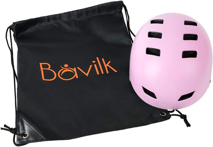 Skateboard Bike Helmet,3 Sizes for Adults Youth Teen Kids Toddler