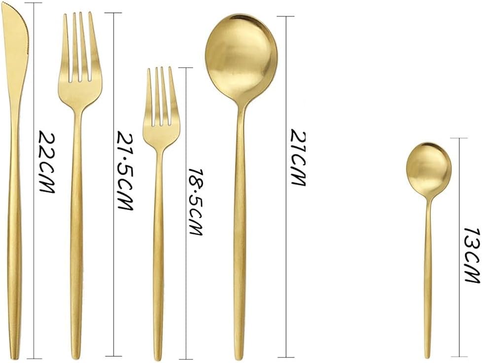 5/20/30/40/50/60 Piece Pink Silver Stainless Steel Flatware Set, Portuguese Matte Cutlery Tea Spoon(Pink Silver,1Set-5Pcs)