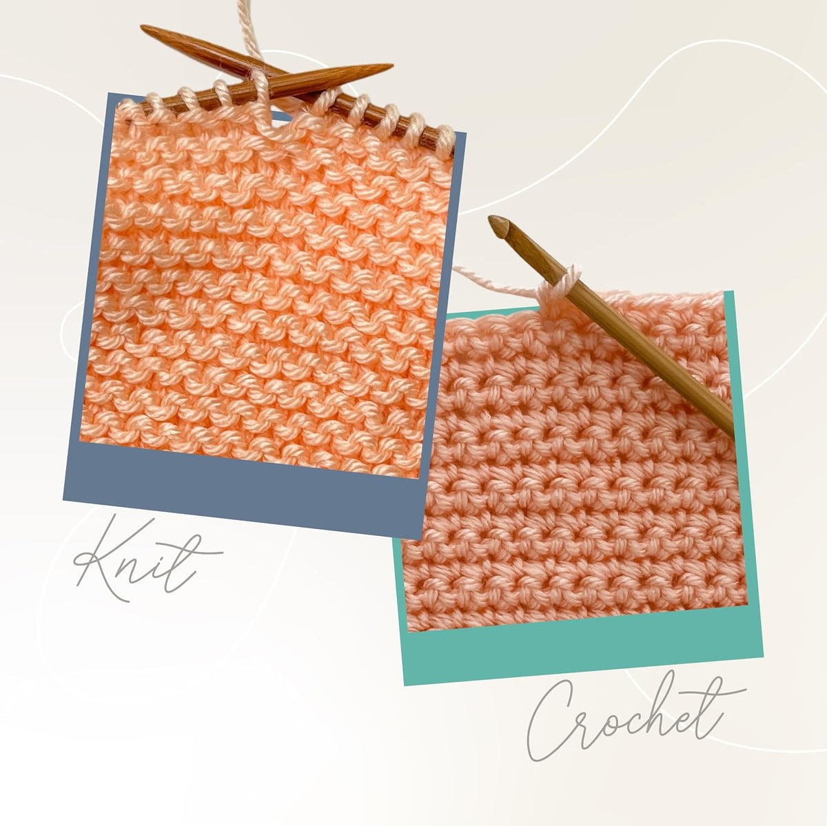 Basic Stitch Anti-Pilling Yarn for Crocheting, Knitting, and Crafts, Peachy, 1 Pack