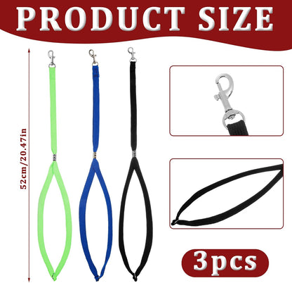 Dog Grooming Loops Leash, 3 PCS Adjustable Groomers Loops Nylon Restraint Noose Dog Grooming Leash Dogs Bath Leashs Adjustable Fixed Cat Safety Rope for Dogs Groomings Supplies