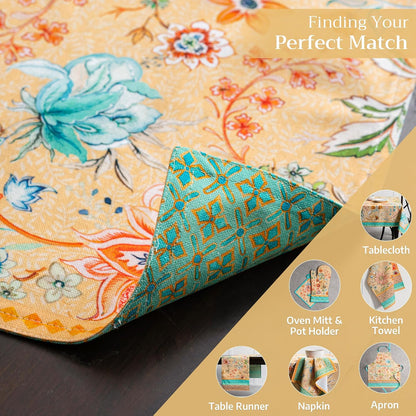 Placemats Set of 4 Reusable 100% Cotton (13"x19")