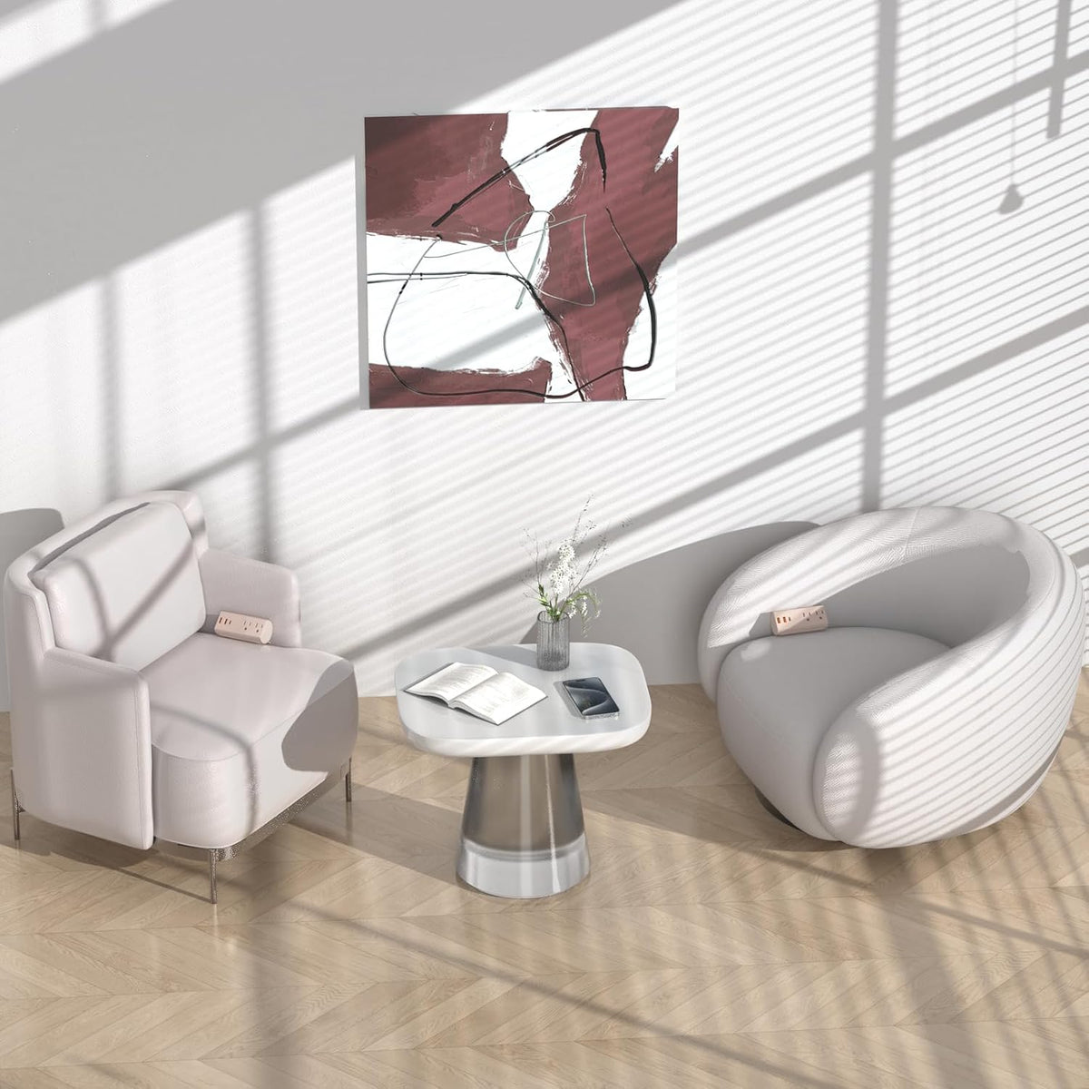 Couch Charging Station, Sofa Outlet with 2 AC Outlets 3USB Ports