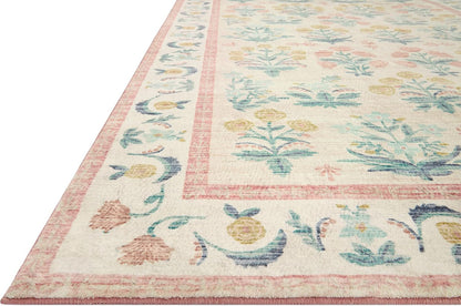 Rifle Paper Co Eden Mughal Rose Blush 5'-0" x 7'-6" Area Rug