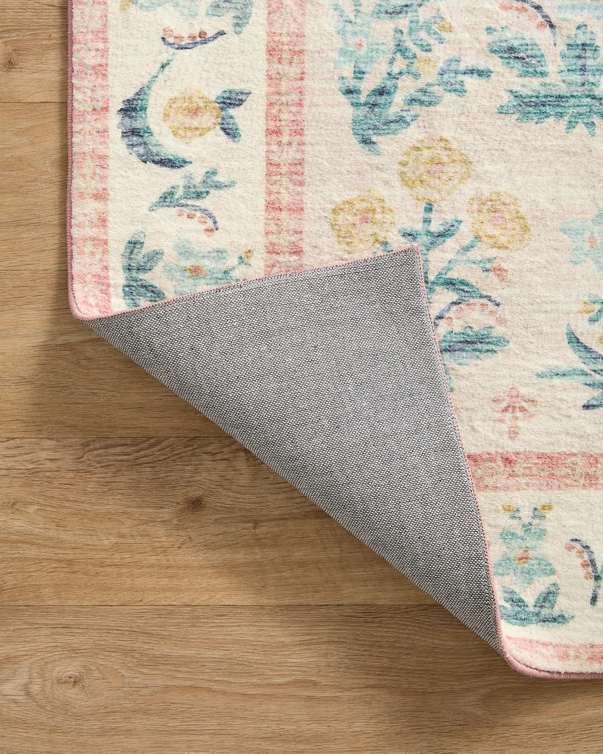 Rifle Paper Co Eden Mughal Rose Blush 5'-0" x 7'-6" Area Rug
