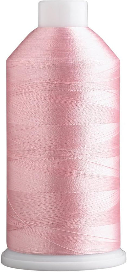 SuperB Embroidery Thread 40wt, 5000 m Cone, Light Pink 302