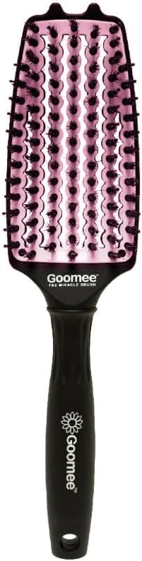 Turbo Power 3800 Ionic & Ceramic Pink Hair Dryer and Miracle Medium Detangling Brush Blush Pink