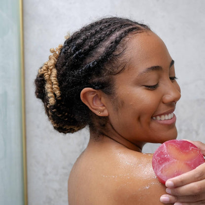 Handcrafted Soap 3 Pack with Coconut Oil, Gentle Cleansing Paraben Free Cruelty Free Refreshing Peach Smoothie Scent 4.23 oz each