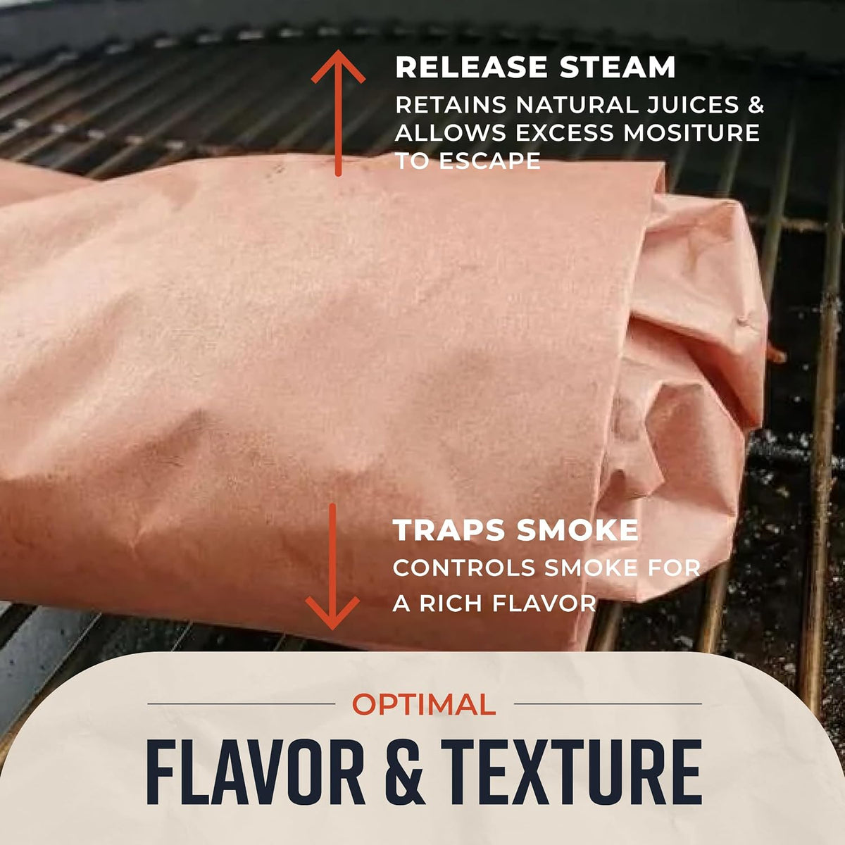Pink Butcher Paper Roll with Dispenser Box, 18" x 175' (2100”) Food-Grade Peach Butcher Paper for Smoker, BBQ, Grilling, Smoking Meat - USA Made - Unbleached, Uncoated and Unwaxed