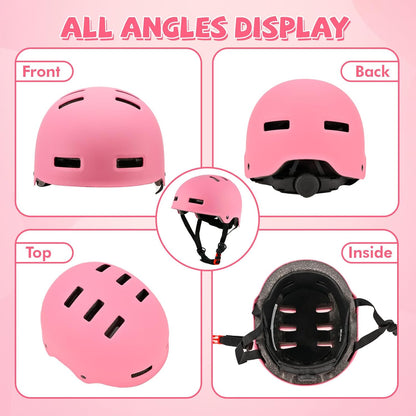 Adjustable Kids Bike Helmet for Boys Girls Youth, Kids Protective Helmets for Multi-Sports Skateboard Scooter Bicycle Cycling Skating
