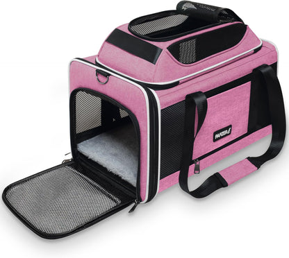 Top-Expandable Cat Carrier 18x11x11, United Delta American Airline Approved