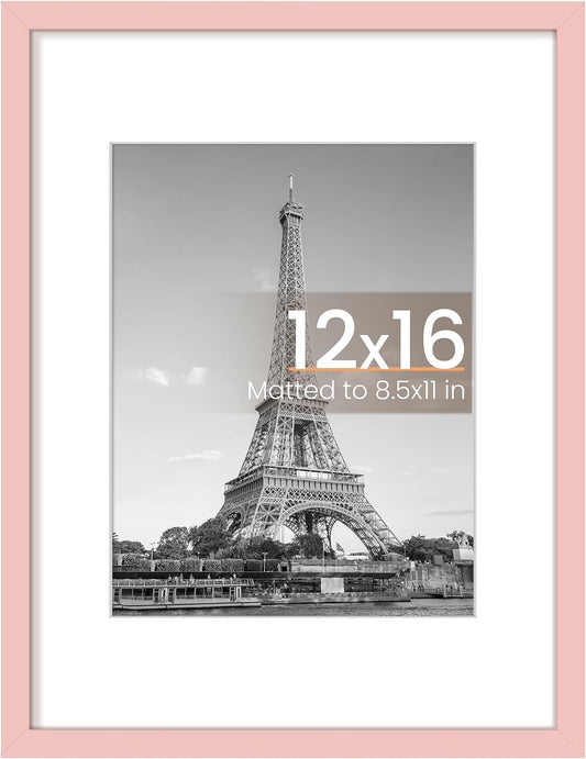 12x16 Picture Frame, Wall Decor Poster Frames, Pink 1 Pack