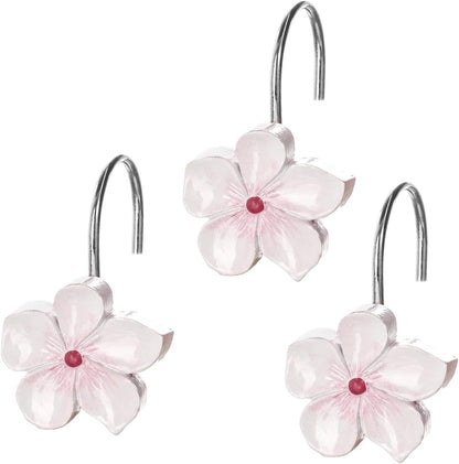 Vanda Shower Curtain Hooks Decorative | Set of 12