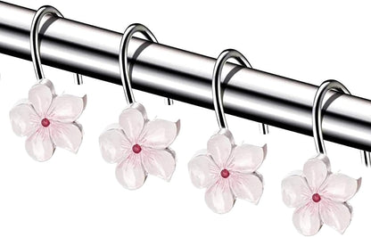 Vanda Shower Curtain Hooks Decorative | Set of 12