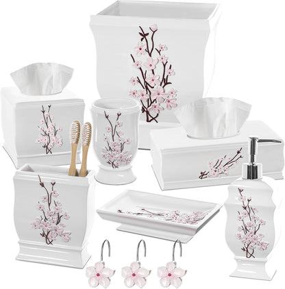 Vanda Shower Curtain Hooks Decorative | Set of 12