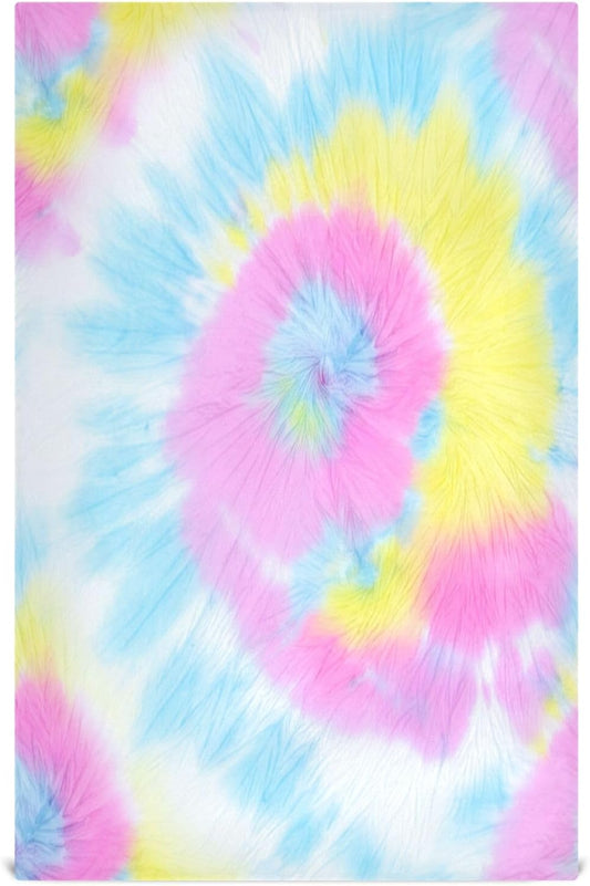 Cute Tea Towels Soft Pastel Colorful Pink Decorative Dish Towels for Kitchen Dish Rags Dishcloths Absorbent Soft 18 x 28 Inch, 1 Pack