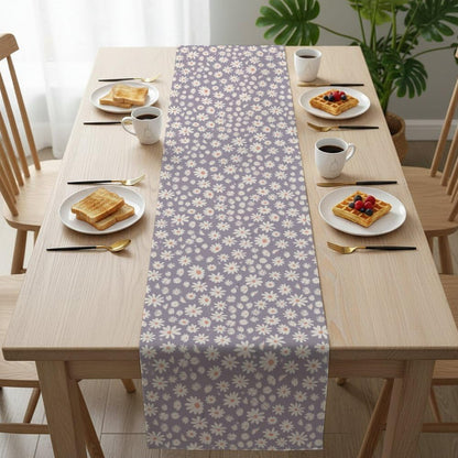 Linen Runner Table 72X13 Inch, Peach Center Coffee Burlap Table Runner Boho, Primitive Seasonal Boho Tablecloth for Cute Dining Decor for Dining Room