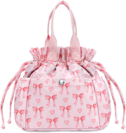 Lunch Bag Women Insulated Lunch Box with Water Bottle Holder