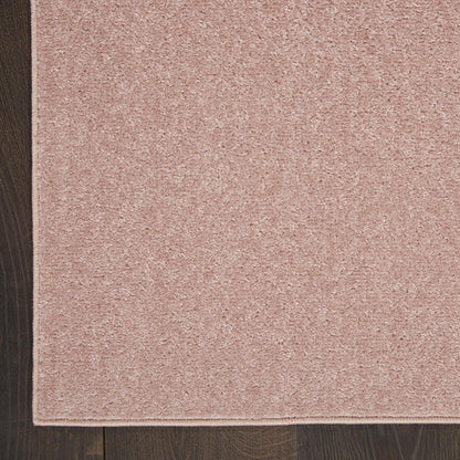 Nourison Essentials Pink 5' x 7' Area Rug - Easy Clean, Non Shedding, Bed Room, Living Room, Dining Room, Kitchen (5' x 7')