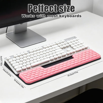 Keyboard Stand with Wrist Rest,Ergonomic Wrist Pad Memory Foam