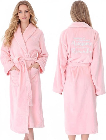Plush Flannel Robe