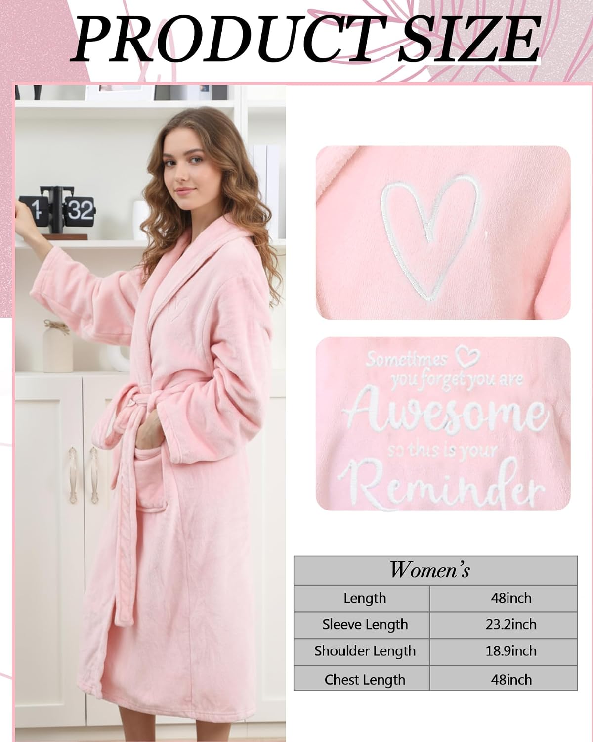 Plush Flannel Robe