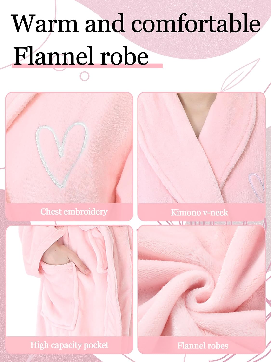 Plush Flannel Robe
